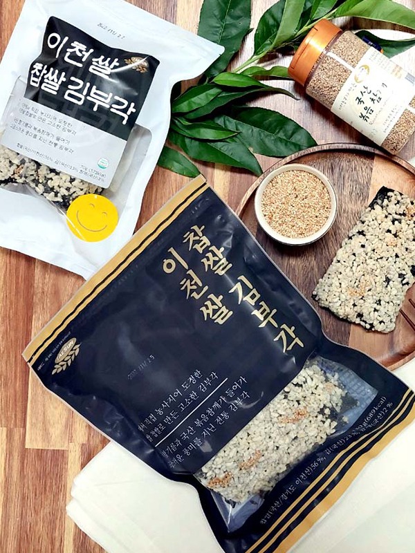 [CLOSE]이천쌀 찹쌀 김부각 (국산재료, HACCP인증)